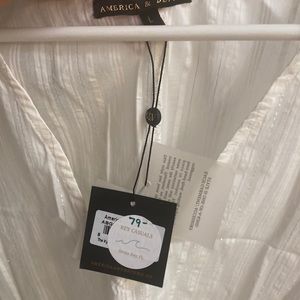 White Coverup with Pockets